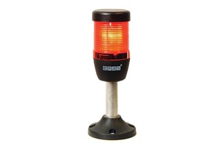 IK Series Single Level 220V AC 100mm Tube Plastic Base LED Tower 50mm